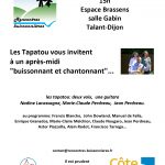 Programme - Talant - Rencontres buissonnières - 1er février 2020